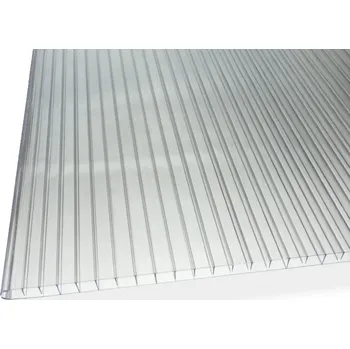 Průsvitná krytina Polykarbonátová deska Carboplak komorová 10 mm čirá Délka: 6000, Šířka: 2100