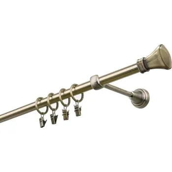 Garnýž Garnýž kovová 220 cm jednořadá 16 Koloseo mosaz