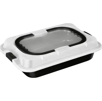 Plech na pečení BERLINGERHAUS Pečící plech s titanovým povrchem 36,5 x 24,5 cm Matte Black Collection BH-8641