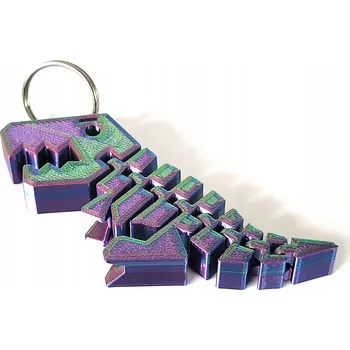 FLEXI DINUS DINOSAURUS Přívěsek Na Klíče na klíče HIT TIK TOK VÝBĚR barev