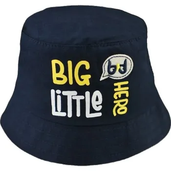 Kojenecká čepice Letní, jarní klobouček Baby Nellys, Big Little Hero - granát, vel. 62/68 obvod: 38/42 cm