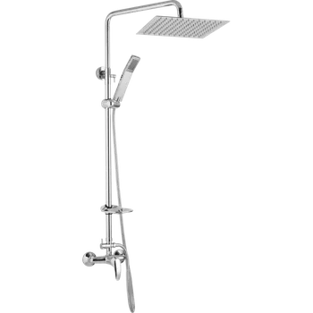Sprchový set JB Sanitary Sprchová sestava s baterií DOKA s horním vývodem, 30x30cm, s příslušenstvím