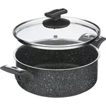 Kolimax rendlík BLACK GRANITEC s poklicí, průměr 22cm