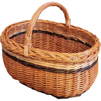 Košík do auta střední 40x30x30cm lakovaný