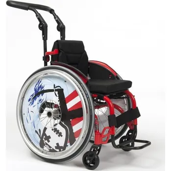 Invalidní vozík Dětský aktivní vozík Sagitta kids Barva: Nerez, Šířka sedu: 30 cm