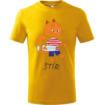 Chlapecké tričko DOBRÝ TRIKO Dětské tričko Zvěrokruh kočka Štír Velikost: 122/6 let, Barva: Žlutá