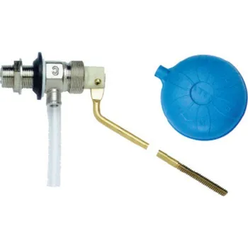 Instalatérský materiál GEOS Plovákový ventil mosazný pro WC nádržky - ITALY 1/2