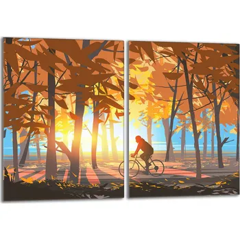 Kuchyňské prkénko Krájecí deska TMK ArtDeko sklo 2 ks