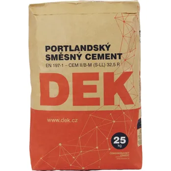 Stavební pojivo DEK Cement portlandský směsný CEM II/B-M(V-LL) 32,5 R 25 kg