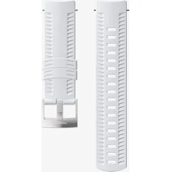 Řemínek na hodinky Silikonový řemínek Suunto 24mm (pro Suunto Spartan Sport Wrist HR/Baro, Suunto 9), bílý