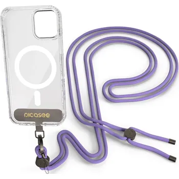 Body Picasee Cross-body phone strap - Fialový