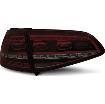 Zadní světlomet TUNING-TEC Zadní světla VW Golf VII 13- htb.- kouřové/červené LED GTI LOOK