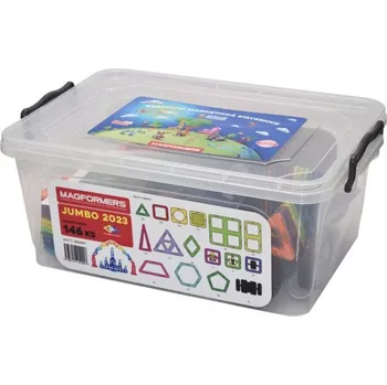 Stavebnice Magformers MAGFORMERS Jumbo Box 146 dílků