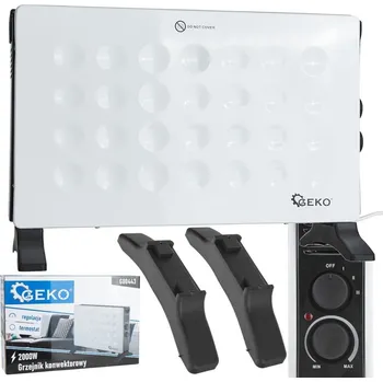 Přímotop Konvektor s termostatem MODERN 2 kW, bílý - GEKO