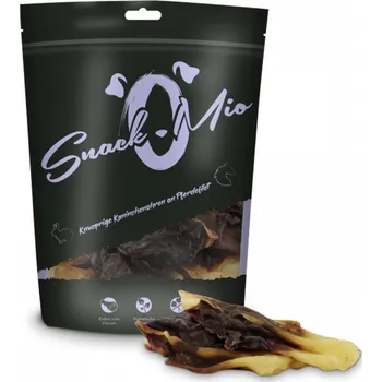 Pamlsek pro psa SnackOMio – křupavé králičí uši na koňském filetu 3 × 70 g