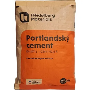 cement Heidelberg Materials Portlandský cement CEM I 42,5 R šedý 25 kg