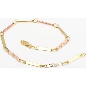 Náramek Zlatý náramek dámský ZLNA656 + DÁREK ZDARMA