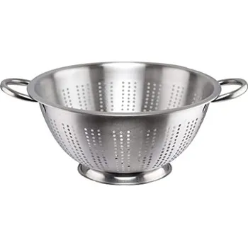 Cedník a síto cedník d24x14cm stojící, 2ucha, NR