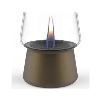 Svícen Olejová lucerna Amaryllis 10, Tenderflame, sklo, 12 x 13.5 cm, hnědá