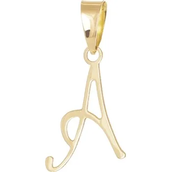 Přívěsek Přívěšek ze žlutého zlata písmeno A ZZ0926AF + dárek zdarma