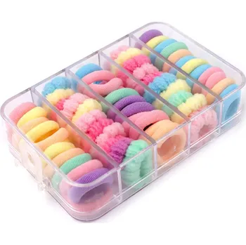 Náramek Gumičky do vlasů v boxu, malé, 1 mix