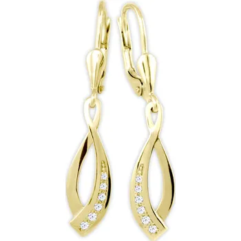 Náušnice Soliter Elegantní náušnice ze žlutého zlata 239 001 00857 00 + 2 měsíce na vrácení zboží