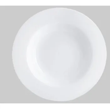Talíř talíř d23,7 hluboký, PURE Premium, silný, bílý porcelán