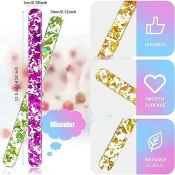 fomička na zmrzlinu Tyčky na nanuky pro domácí výrobu | formy na nanuky | tvořítka na zmrzlinu 20 ks - 20ks Mixcolor