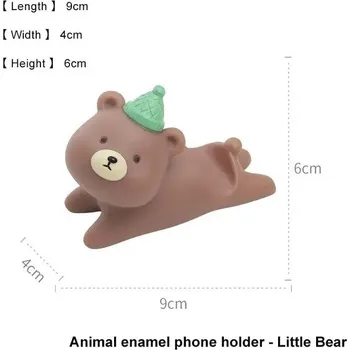 Držák na mobil se zvířecím motivem | stolní držák - 1ks Medvídek