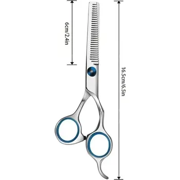 Kadeřnické nůžky Kadeřnické nůžky z nerezové oceli na vlasy | profesionální nůžky na vlasy, domácí stříhání - Nůžky na zuby