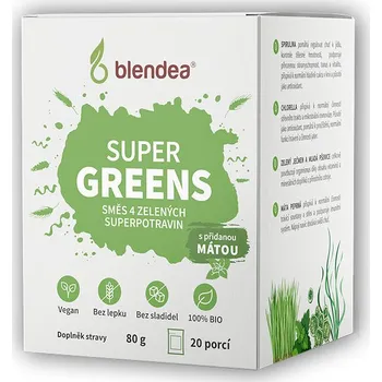 Zdraví Blendea Blendea SUPERGREENS 180g Varianta: máta