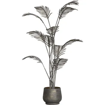 umělá květina Mosazná antik kovová dekorace květina v květináči - 53*94 cm