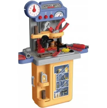 Dětská kuchyňka Dětská dílenská sada v kuříku 4 v 1 - 39 ks, Tulimi