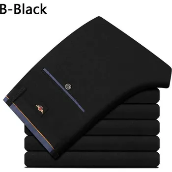 Pánské rovné kalhoty Velikost: 30, Barva (Varianta): B-black