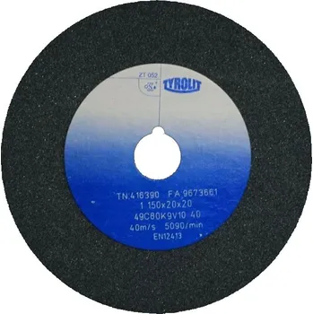 Brusný kotouč Tyrolit T422099 | Brusný kotouč plochý 350x32x127 mm, 49C60K9V40 (Z60)