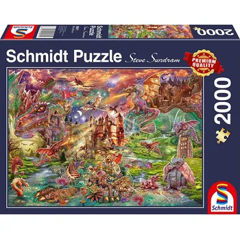 Puzzle Schmidt Puzzle Dračí poklad 2000 dílků