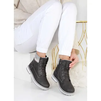 Dámská zimní obuv Prety Šedé farmářky 9121-2G Velikost: 36