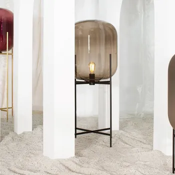 Lampička stojací lampa pulpo Oda In Between, kouřově šedá/černá, 111 cm kouřově šedá, černá 1 x 7 W LED - Doprava zdarma