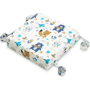 Podsedák Dětský sedák na židli 32x32x8cm - medvěd a liška