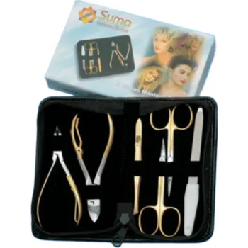 Manikúra pánská zlacená 071 6 ks