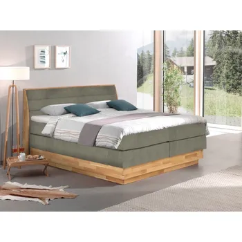 Postel Postel boxspring s úložným prostorem KARISSA 6 dub masiv plocha spaní 180x200