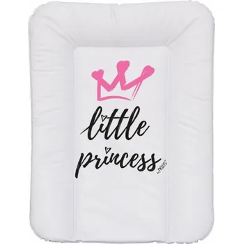 Přebalovací podložka Přebalovací podložka, měkká, Little Princess, 70 x 50 cm, bílá, NELLYS