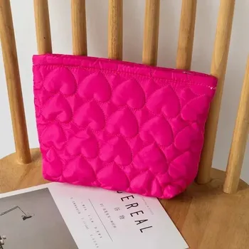 Kosmetická taška Dámská velkokapacitní taška | kosmetický organizér - Růžově červená