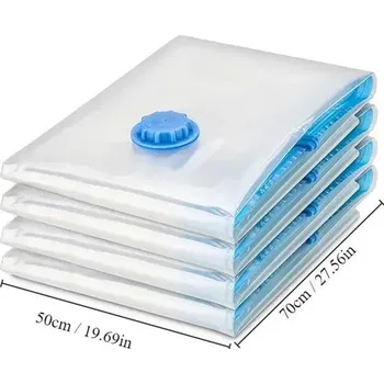 Úložný box Vakuový pytel pro úsporu místa | úložný vak | cestovní organizér - 1ks 50x70cm