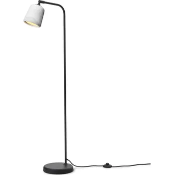 Lampička New Works stojací lampa Materiál, bílá, mramor, výška 125 cm bílá mramorovaná, černá 1 x 7 W LED - Doprava zdarma