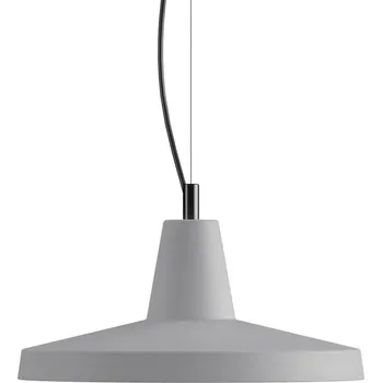 Závěsné svítidlo Karman Gangster, šedá barva, Ø 35 cm, keramika, E27 - Ø stříšky 7,5 cm 1 x 70 W - Doprava zdarma