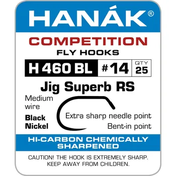 Rybářský háček Hanák Competition Hanák Háčky H 460 BL Jig Superb Velikost háčku: #16