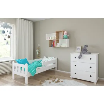 Postel Postel Silvia 180/80 cm - bílá + matrace