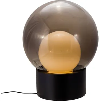 Lampička stolní lampa Pulpo Boule Medium, kouřově šedá/opálová/černá kouřově šedá, opálová, černá 1 x 7 W LED - Doprava zdarma