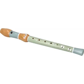 Hudební nástroj pro děti Dřevěná flétna Adam Toys, Lišák - modrá